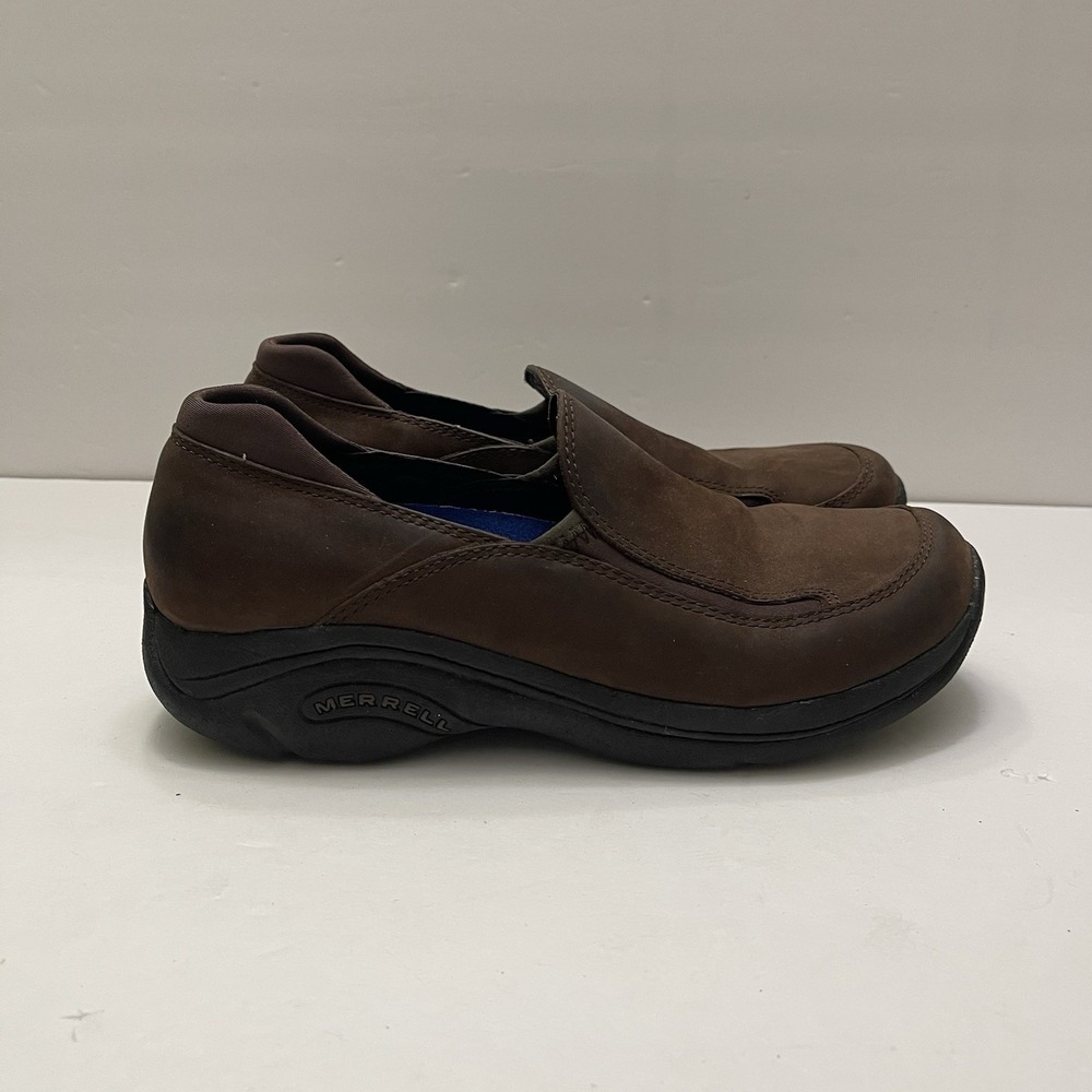 MERRELL TREVISO Moc Leather Shoes Brown Womens Size 8 Outdoor - Picture 3 of 11